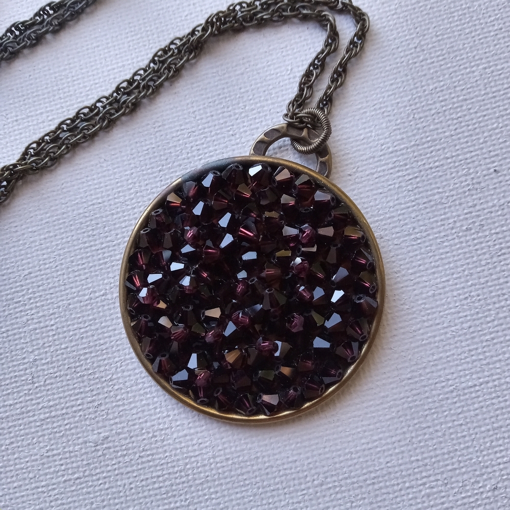 Liz Palacios Swarovski crystal necklace